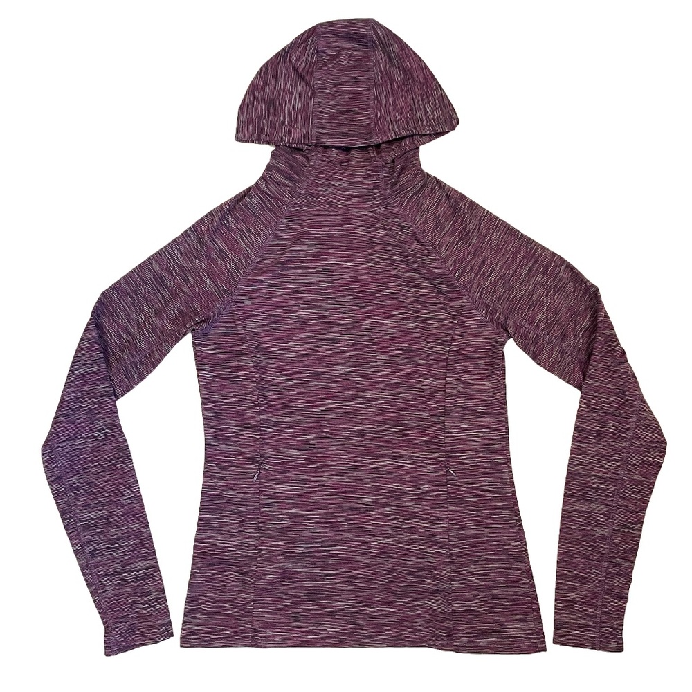 EUC Mountain Warehouse ISOCOOL Hooded Shirt in Heathered Purple Size US6
